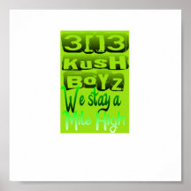 Kush Jungenplakat