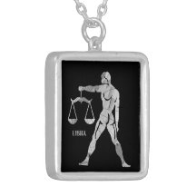 La Balance argentée élégante mesure le pendentif d