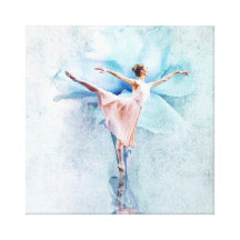 La ballerine impression sur toile