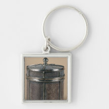 La boîte de cigarette avec shagreen les côtés, 192 porte-clés