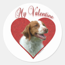 La Bretagne mon Valentine - autocollant