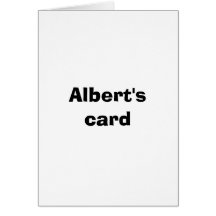 La carte d'Albert