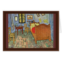 La chambre à coucher de Vincent dans Arles, par Vi Cartes De Vœux