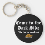 La comédie Keychain, viennent au côté en noir Porte-clé