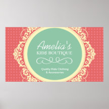La coutume badine la bannière/affiche de boutique