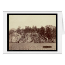 La crête de calamité vue des plaines s'approchent  carte de vœux