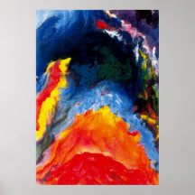 La Cueva Del Fuego y Agua Para Coger Fuerza Plakatdruck