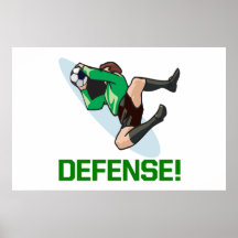 La défense posters
