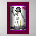 La fille avec s'est levée affiches