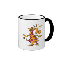 la fleur idiote mignonne repère la bande dessinée  tasses