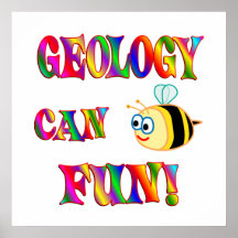 La géologie est amusement posters