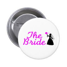La jeune mariée (jeune mariée) badges avec agrafe
