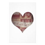 La "La de C'est luttent !" Coeur Papier À Lettre Customisable