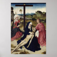 La lamentation, c.1455-60 affiche