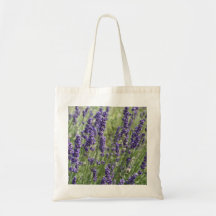 La lavande fleurit le sac fourre-tout
