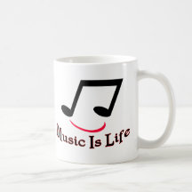 La musique est la vie mugs