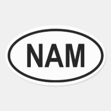La Namibie "NAM " Adhésif