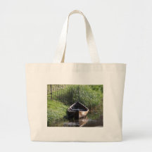 LA NATURE DE RIVIÈRE DE BATEAU DE RANGÉE ENGAZONNE SAC EN TOILE