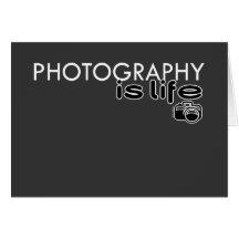 La photographie est la vie carte de vœux