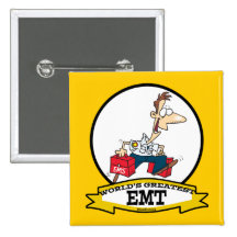 LA PLUS GRANDE EMT BANDE DESSINÉE D'HOMMES DES MON BADGE AVEC ÉPINGLE