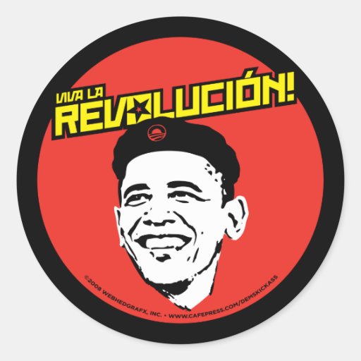 La Revolucion de vivats ! Autocollant rond