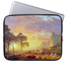 La traînée de l'Orégon - Albert Bierstadt Housses Pour Ordinateur Portable