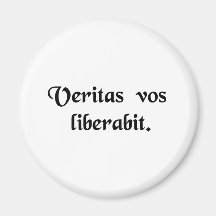 La vérité vous placera libres aimants pour réfrigérateur