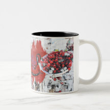 La vie est un bol de cerises mugs à café