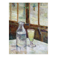 La vie toujours avec l'absinthe, Vincent van Gogh Cartes Postales