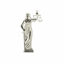 LADY JUSTICE may be blind Embroidered Shirts