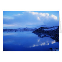 Lagune bleue cartes de vœux