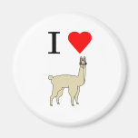 lama du coeur i magnets pour réfrigérateur