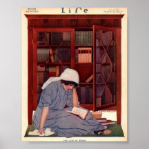 L'amour de la copie de lecture affiche