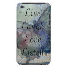 L'amour vivant de rire écoutent coque iPod touch Case-Mate
