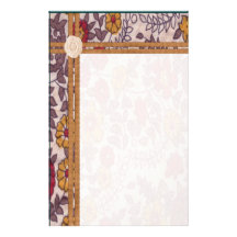 Land-Blumen Bedrucktes Papier