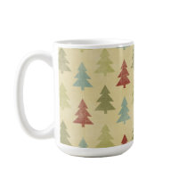 Land-Weihnachtsbaum-Feiertags-Becher