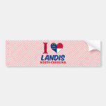 Landis, la Caroline du Nord Autocollant Pour Voiture