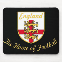 L'Angleterre, lions, la maison de l'insigne du foo Tapis De Souris