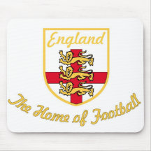 L'Angleterre, lions, la maison du l'Insigne-W du f Tapis De Souris