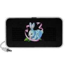 lapin bleu ribbon.png pourpre haut-parleurs mp3