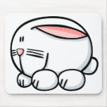 Lapin de bande dessinée tapis de souris