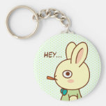 Lapin de solitaire porte-clés