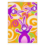Lapin génial, carte de voeux