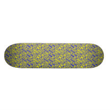 Lapis Lazuli Swirlies abstrakter MusterSkateboard Skateboardbretter