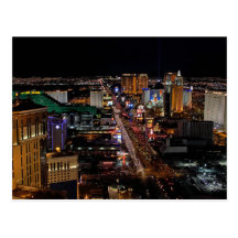 Las Vegas nachts Postkarten