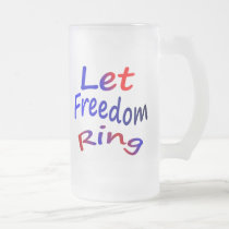 Lassen Sie Freiheits-Ring tassen