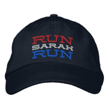 Lassen Sie Sarah-Lauf laufen Besticktes Baseballcap