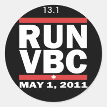 LASSEN SIE VBC LAUFEN STICKERS