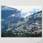 Lauterbrunnen, die Schweiz Bedruckte Flyer