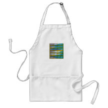 Lavande d'or de turquoise tablier